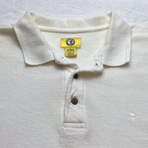 Duck Head 1865 Cream Polo Shirt Size Large